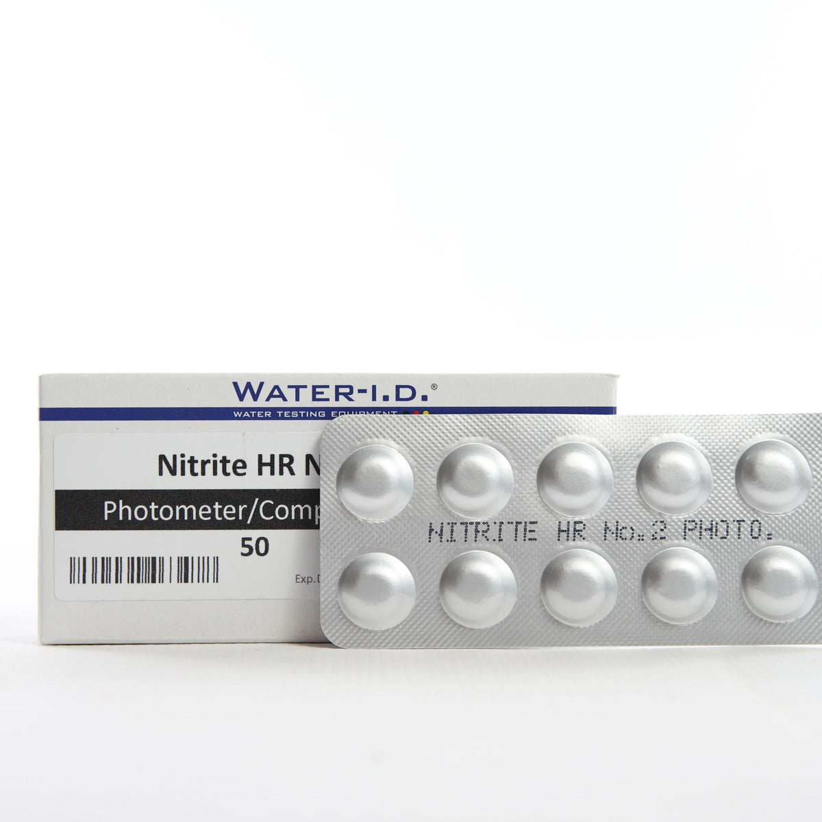 Nitrite HR 2 — 50 таб — упаковку показано спереду разом із блістером таблеток