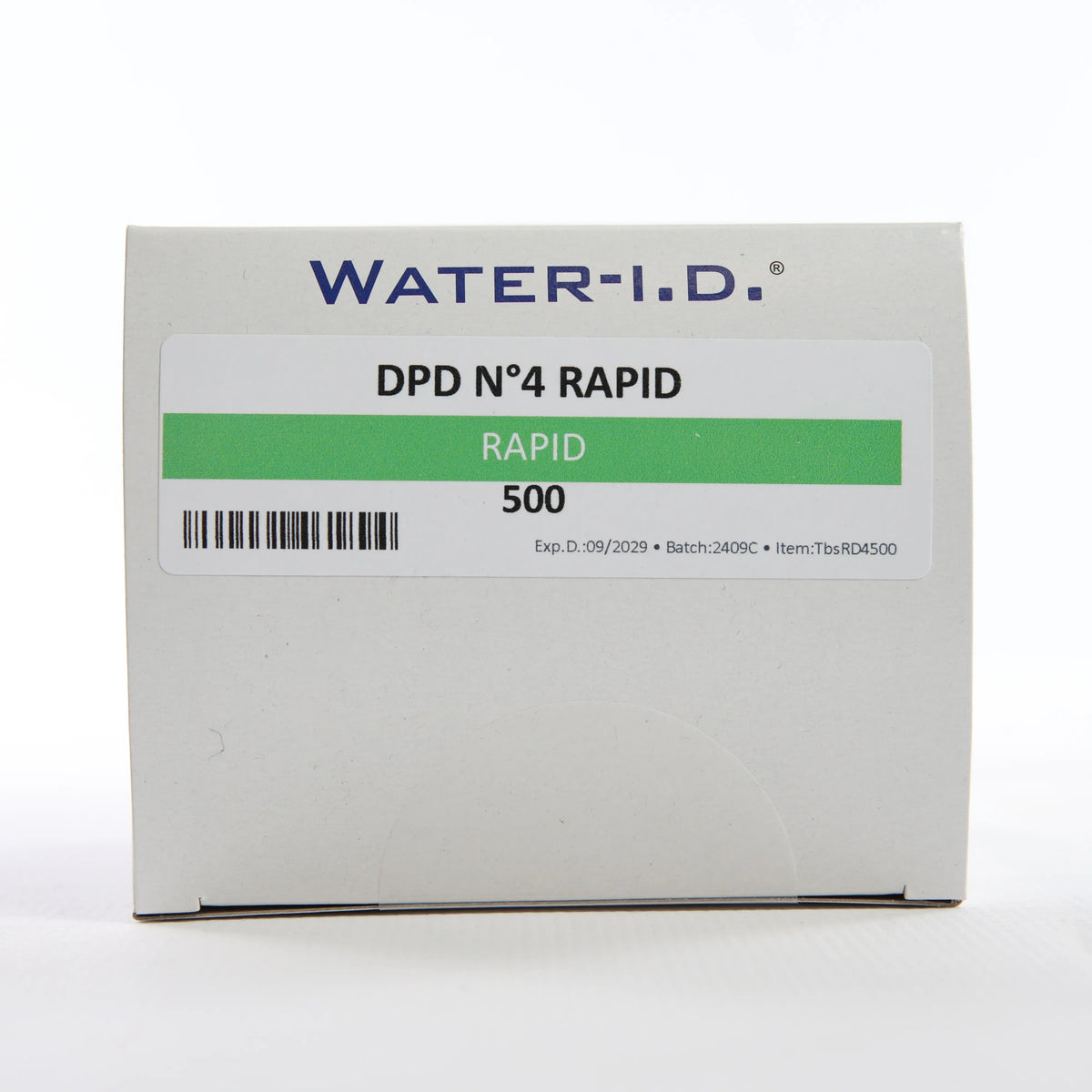 rapid DPD4 Oxygen — 500 таб — велику упаковку реагенту показано спереду на білому фоні