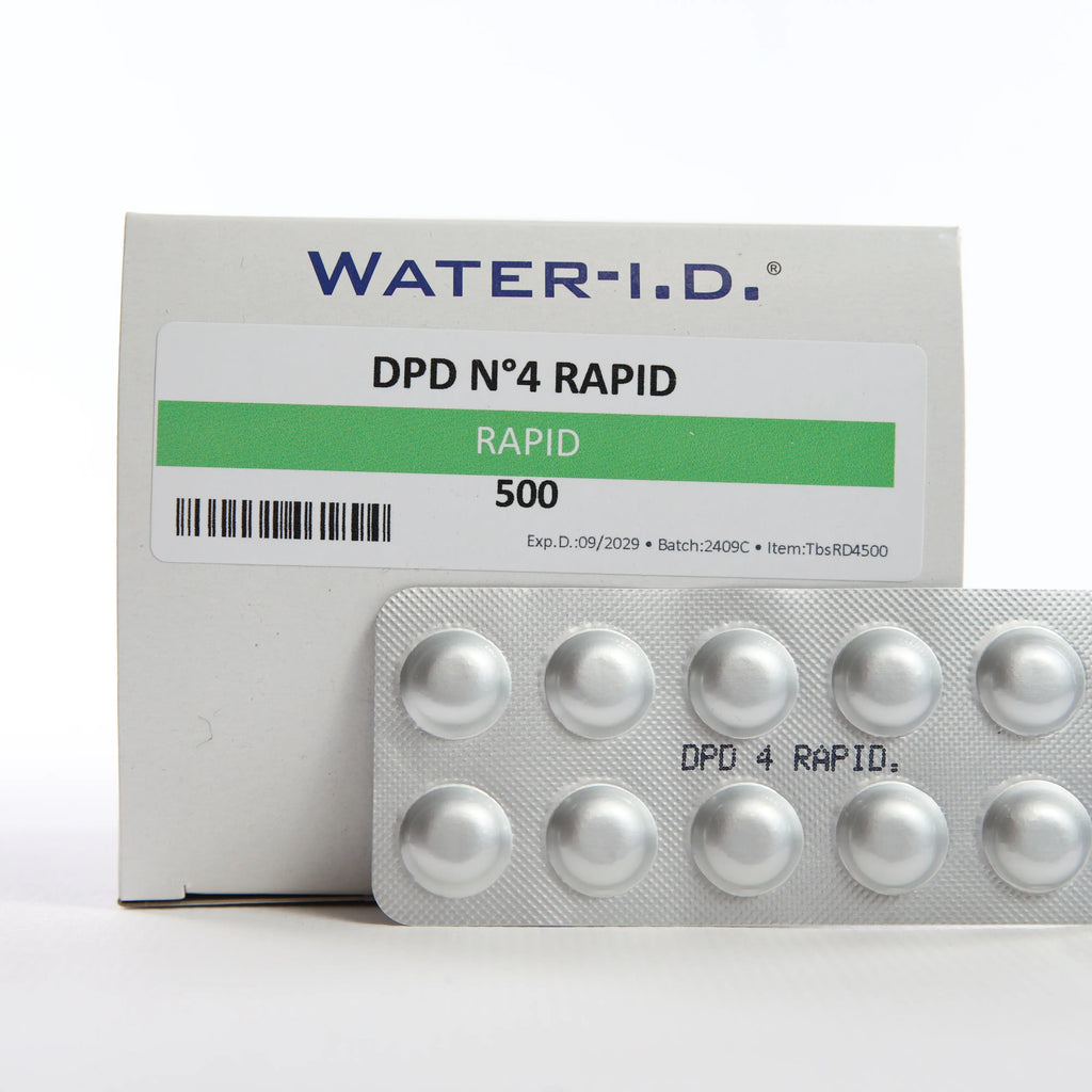 rapid DPD4 Oxygen — 500 таб — упаковку показано спереду разом із блістером таблеток