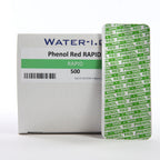 Rapid Phenol Red 500 — упаковку показано спереду разом із блістером таблеток