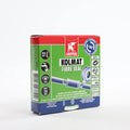 Стрічка ущільнювальна, армована просочена Kolmat Fibre Seal — коробка стоїть вертикально під кутом, видно передню та бічну панелі