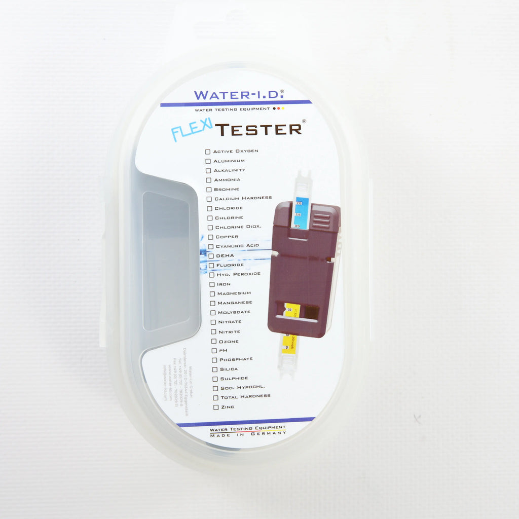 Тестер FlexiTester Kit — закритий набір тестера показано прямо зверху