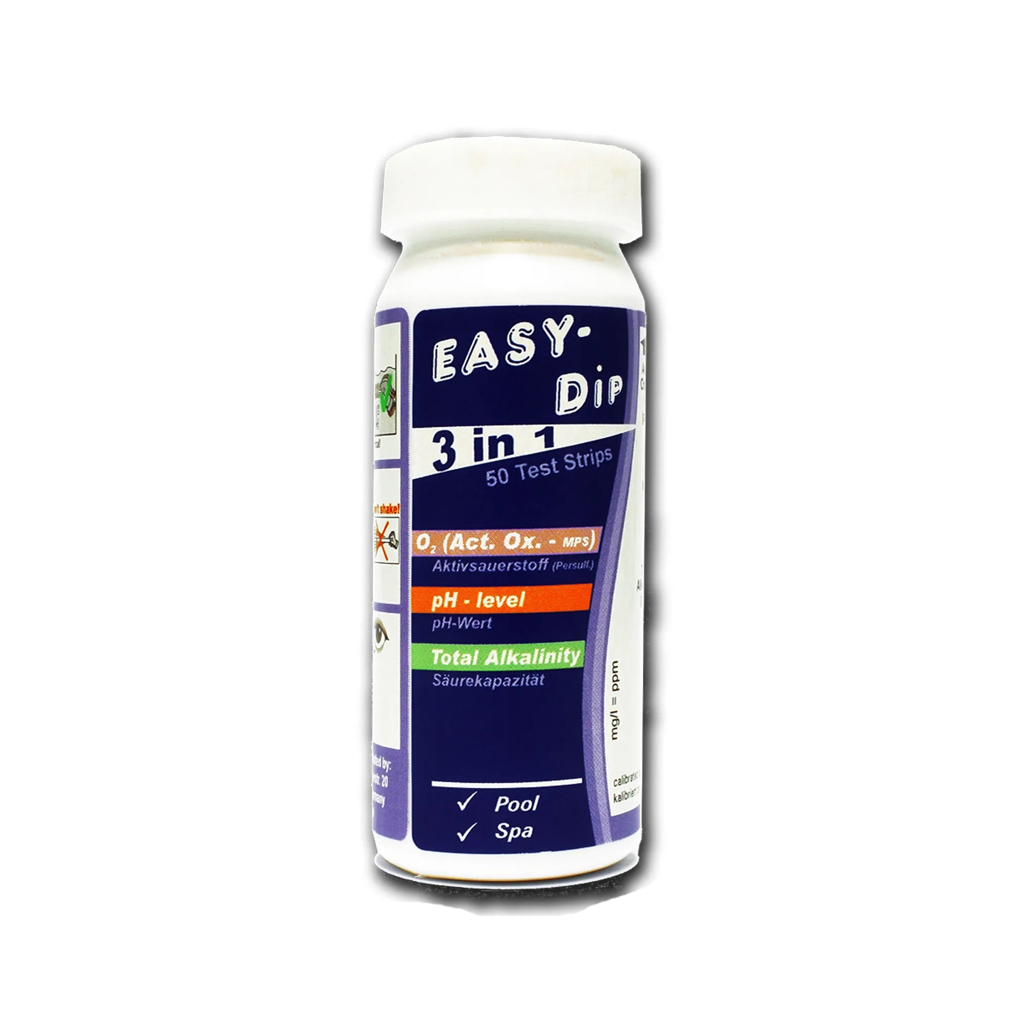 Тестові смужки для басейну Water-I.D. Easy-Dip TSL200 pH/O2/Alk